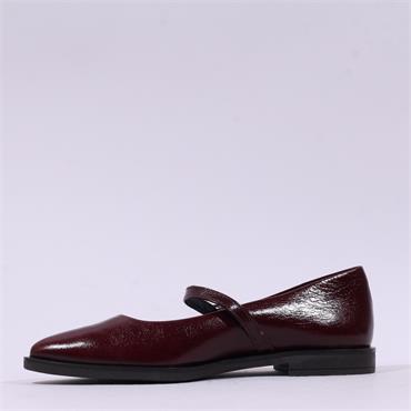 Paul Green Pointed Toe Mary Jane Pump - Bordeaux Patent